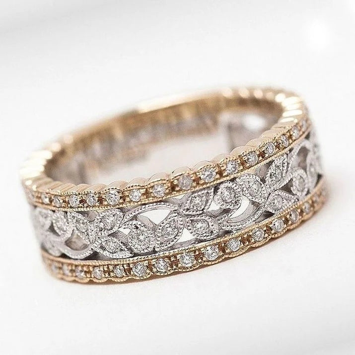 Hollow Flower Index Finger Ring