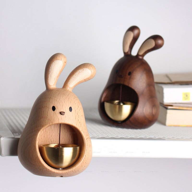 Rabbit Decorative Pendant Copper Bell