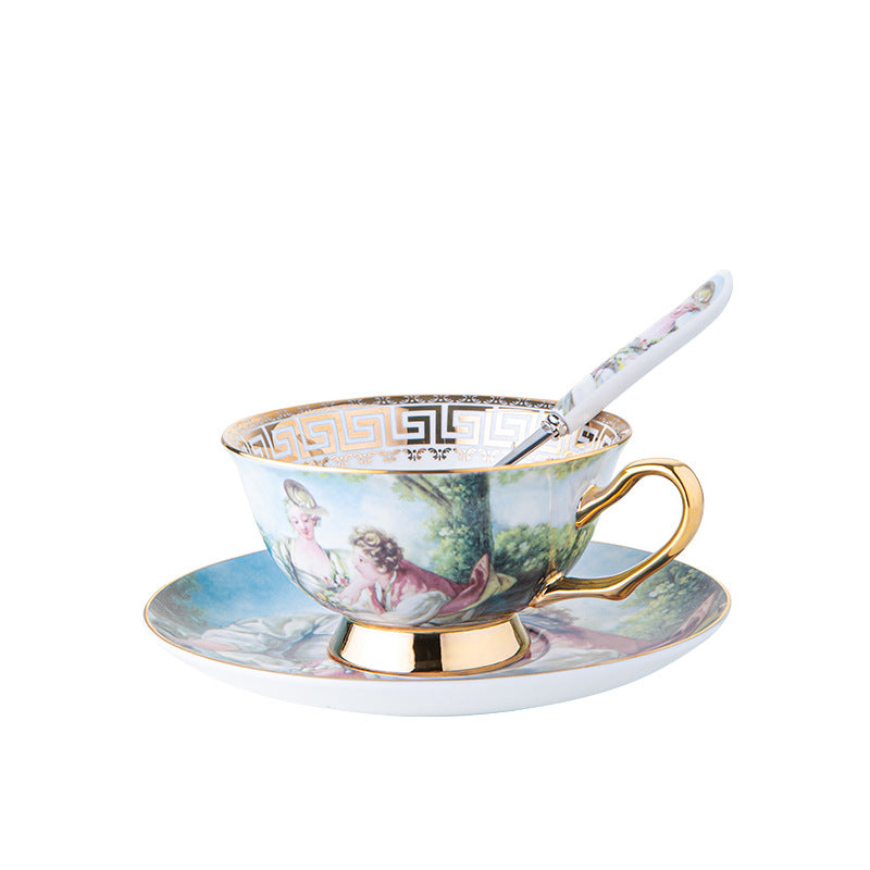 Coffee Set Suit In Blue Beauty