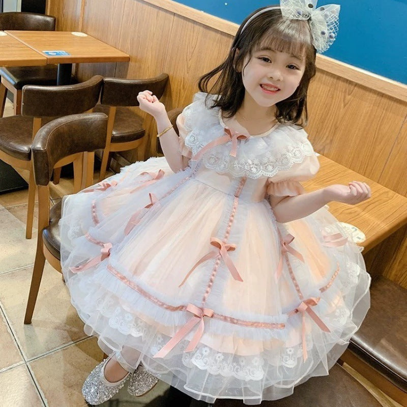Girl Lolita Princess Dress Fluffy Show