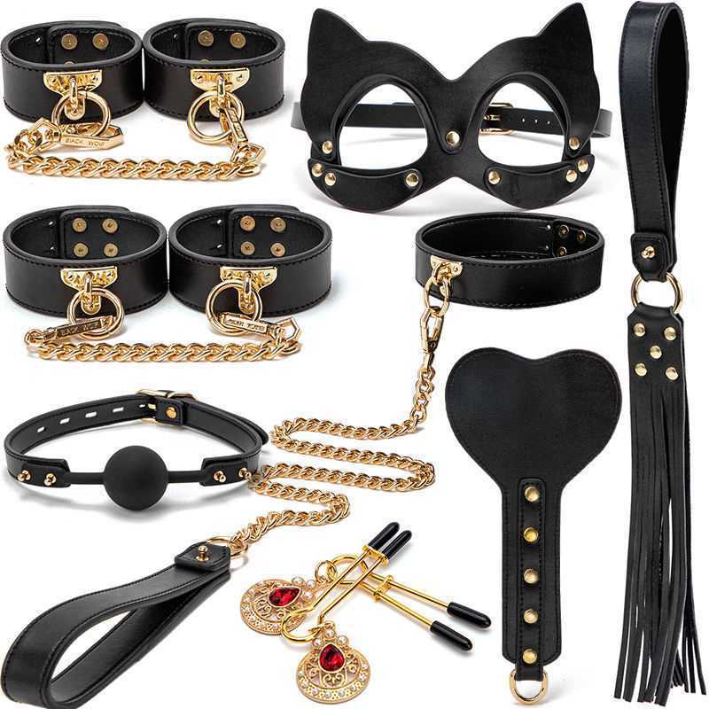 Training Handcuffs High-End On Bed