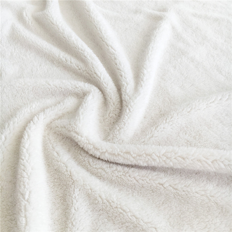 Thickened Double-Layer Eye  Digital Printed Airable Cover Square Blanket