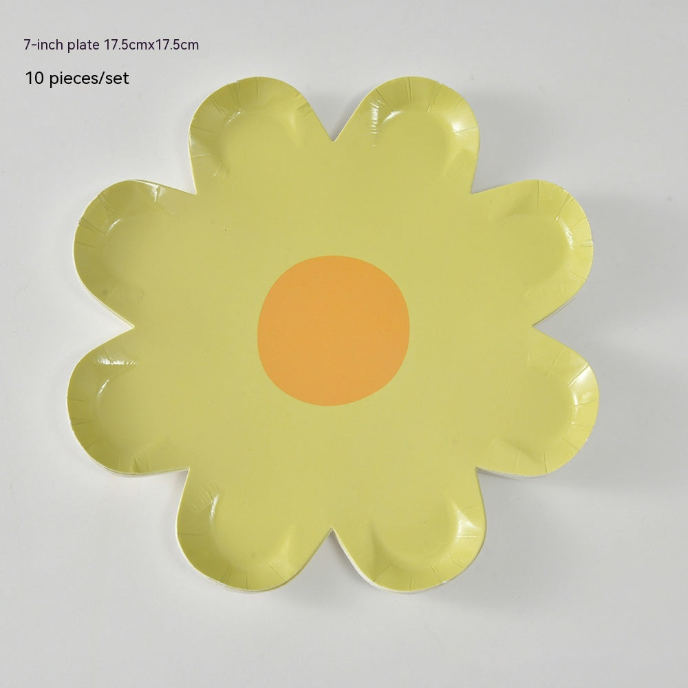 Disposable Paper Plate Theme Party Children's Decoration