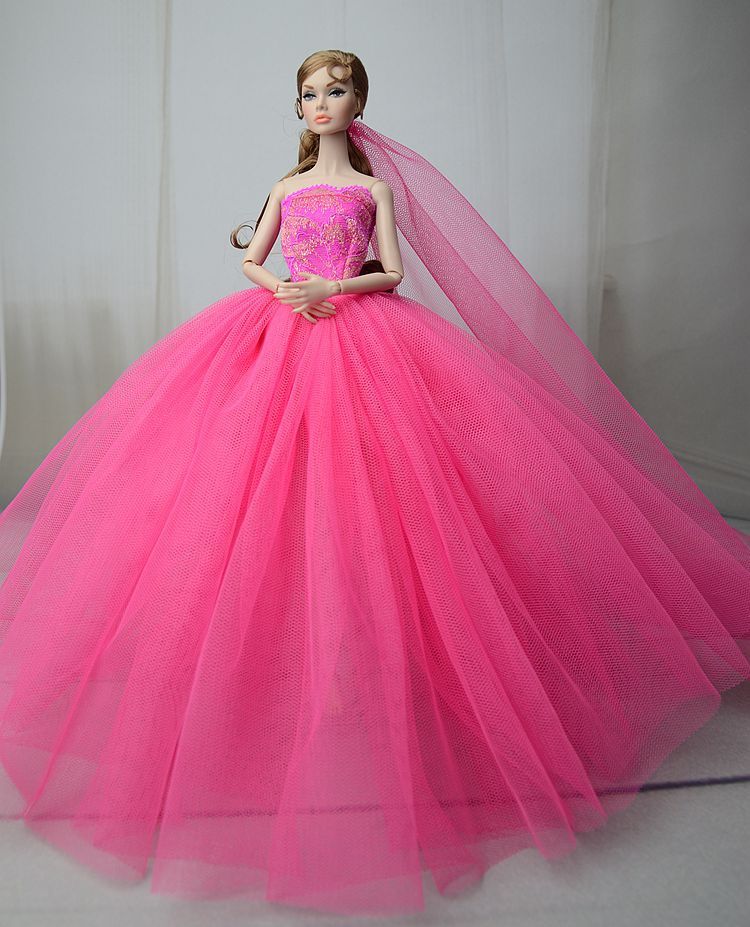 Wedding Dress Big Skirt Veil