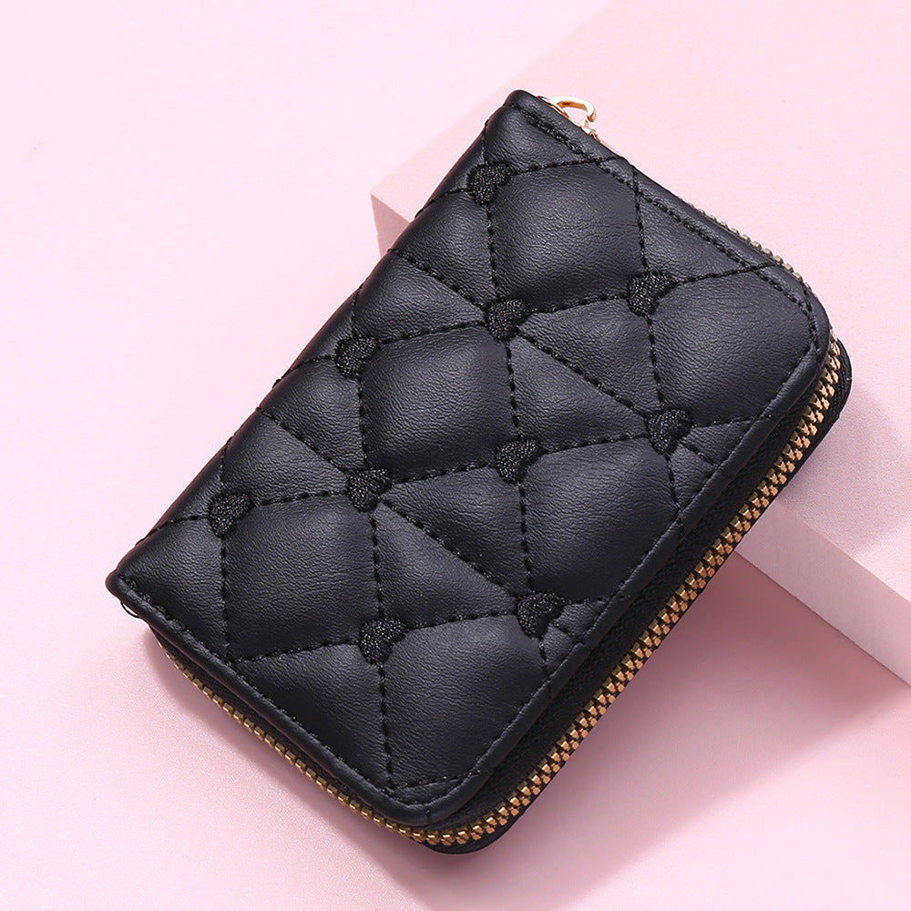 Mini Zipper New Ladies' Purse Pu Card Holder
