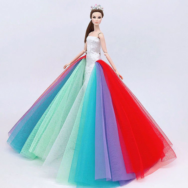 Wedding Dress Big Skirt Veil