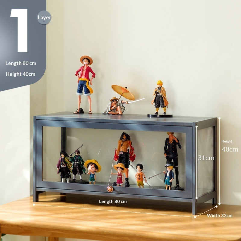 Transparent Dust-Proof Display Cabinet Acrylic Toy Storage Box Bookcase And Shelving Unit