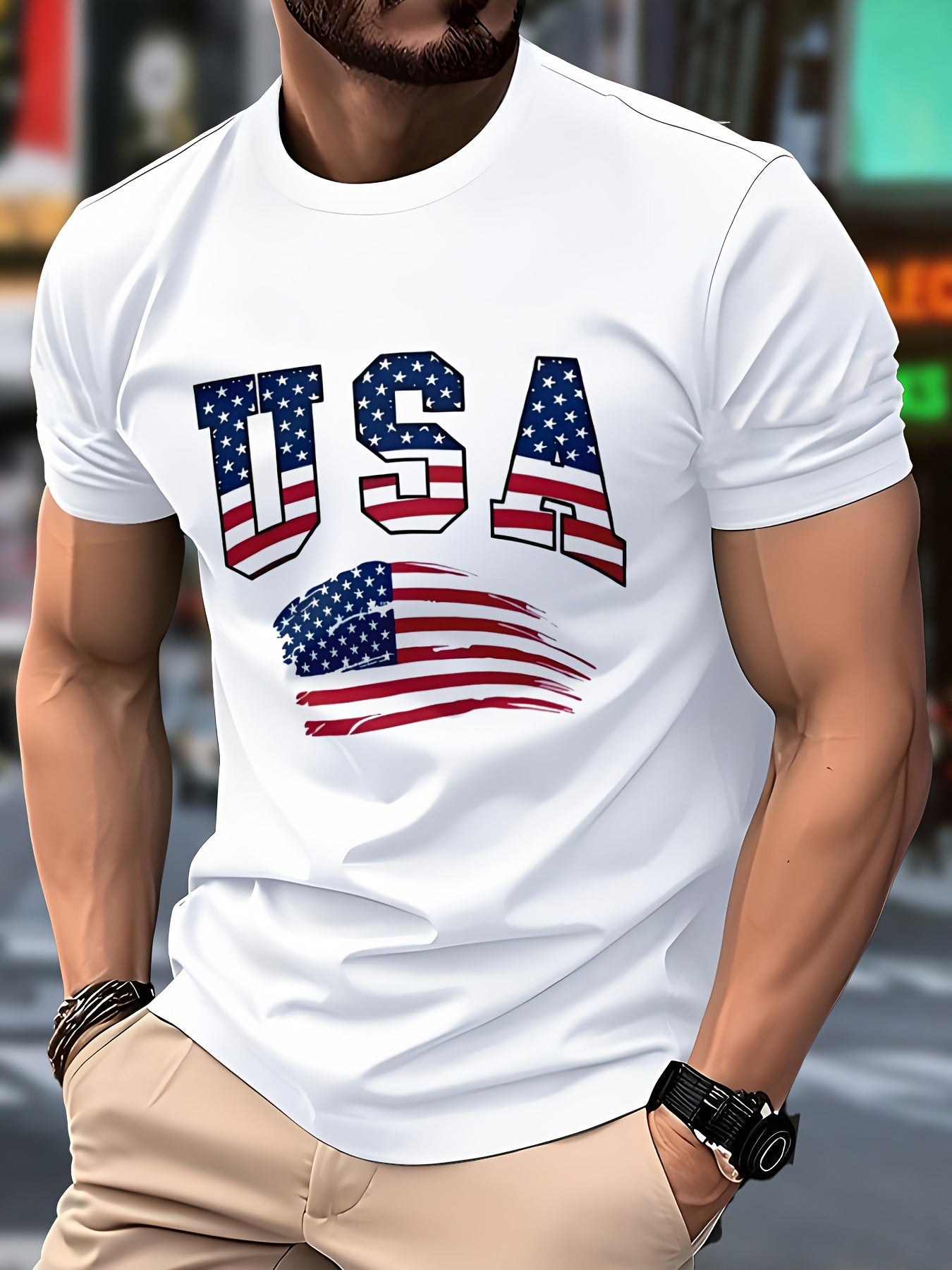 Mens Casual Stylish And Minimalist Summer Short-Sleeve Shirt