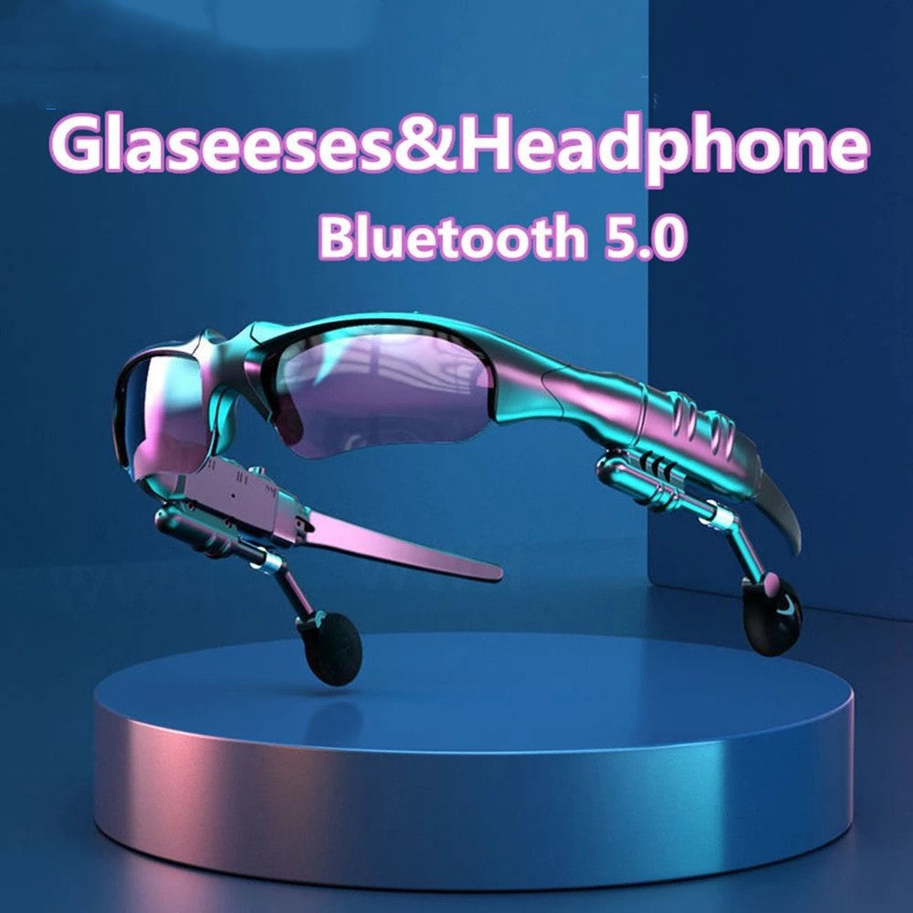 Women's Fashion Simple Music Bluetooth Headset Glasses
