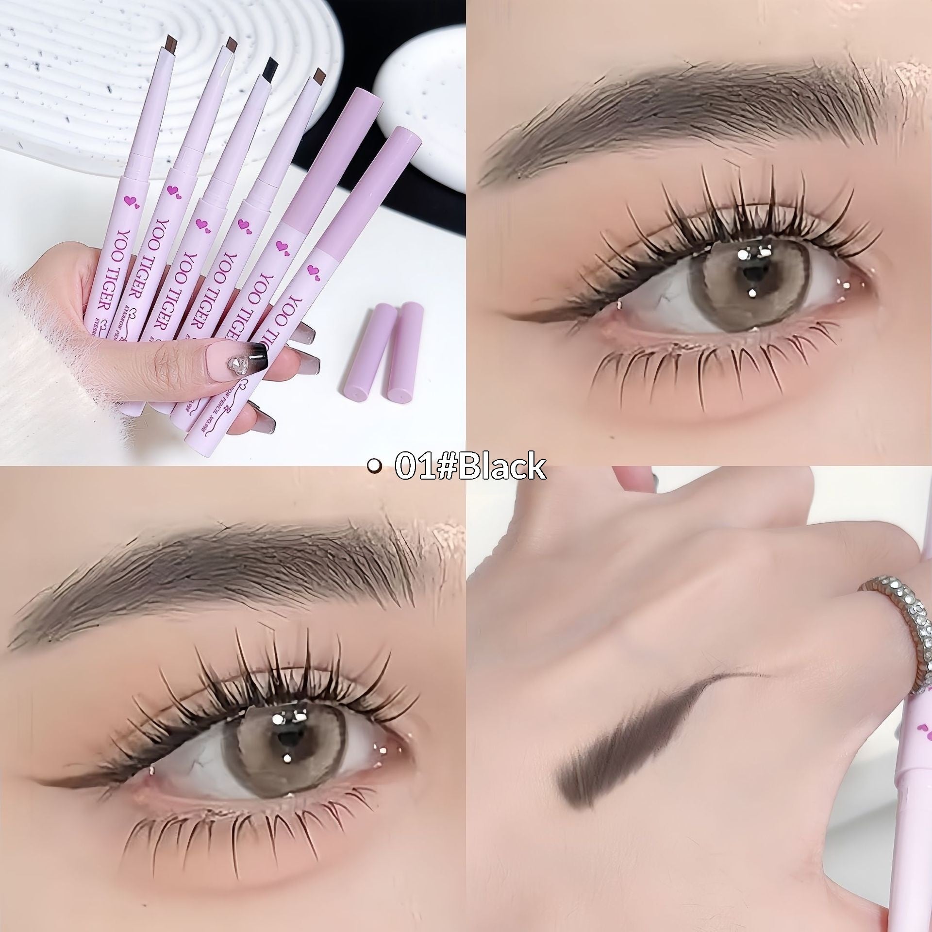 Ultra-Fine Dual-tip Triangular Eyebrow Pencil For A Natural Brow Shape