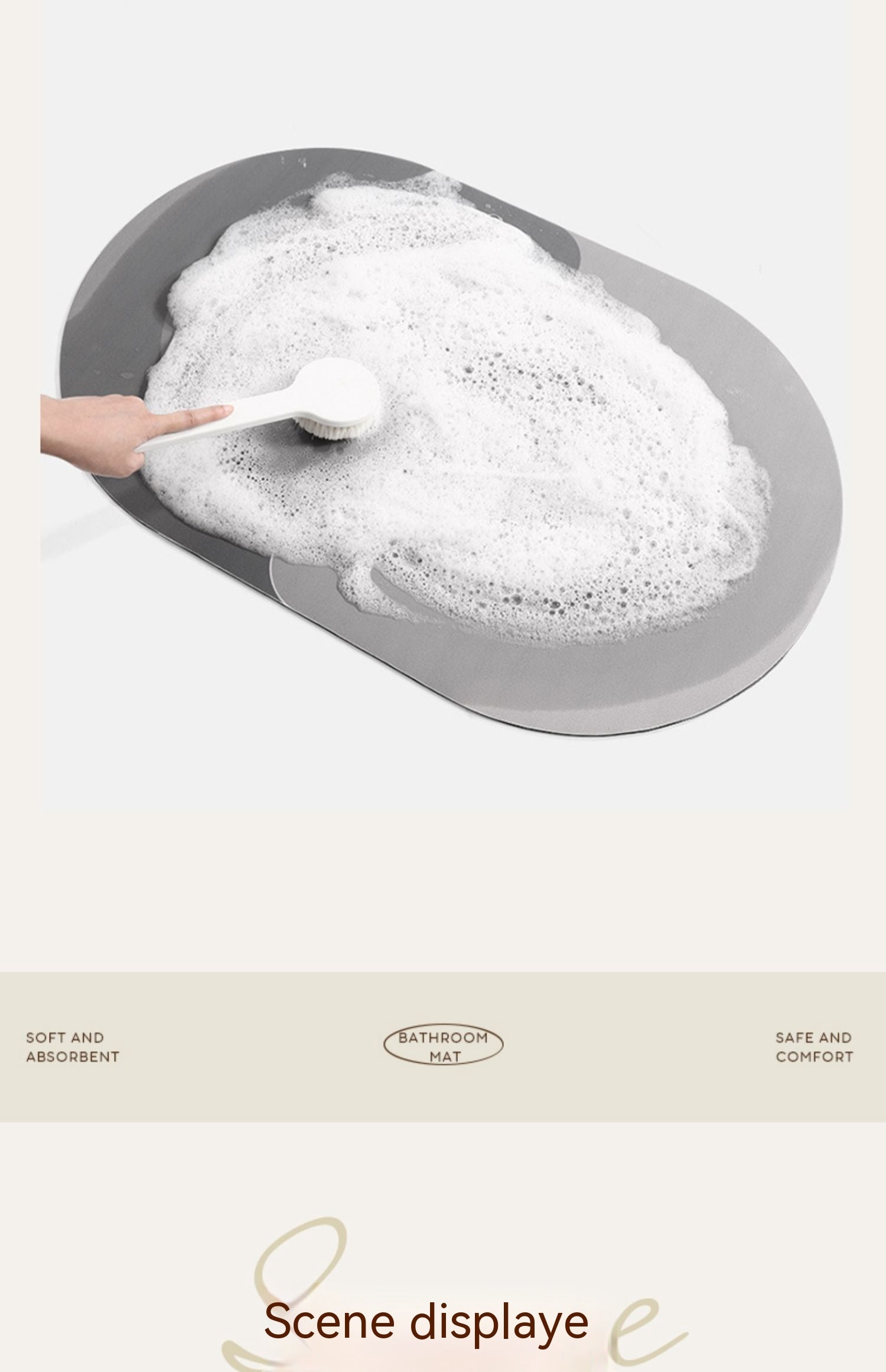 American Hydrophilic Pad Bathroom Mats Bathroom Non-Slip Quick-Drying Floor Mat Kitchen Door