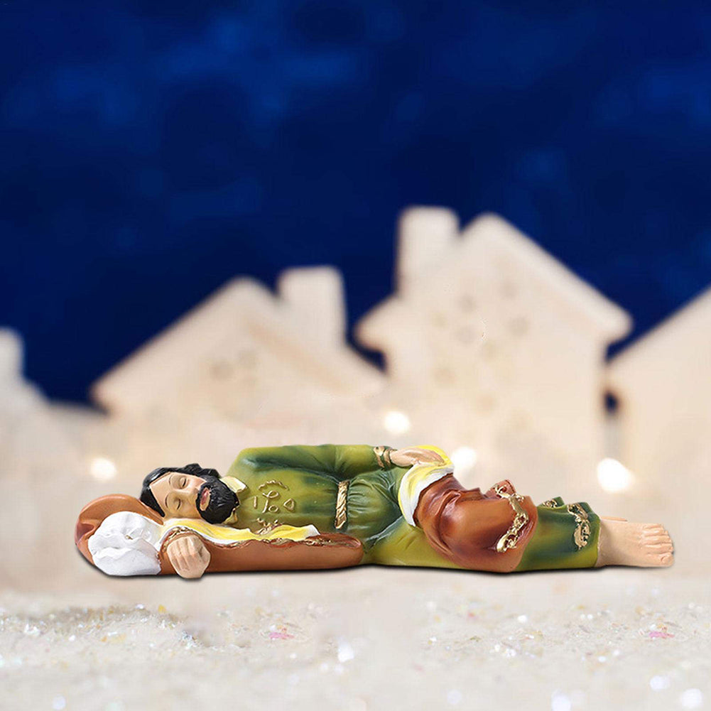 Teaching St. Sleeping Joseph Statue Ornament Resin Crafts