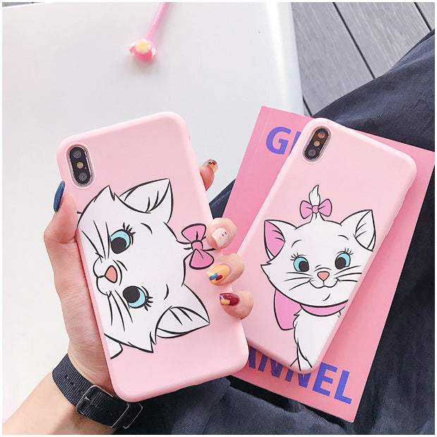 Cute Cartoon Suitable For 14 Phone Case Women's Silicone 12 Full-Covered Xr Soft Case