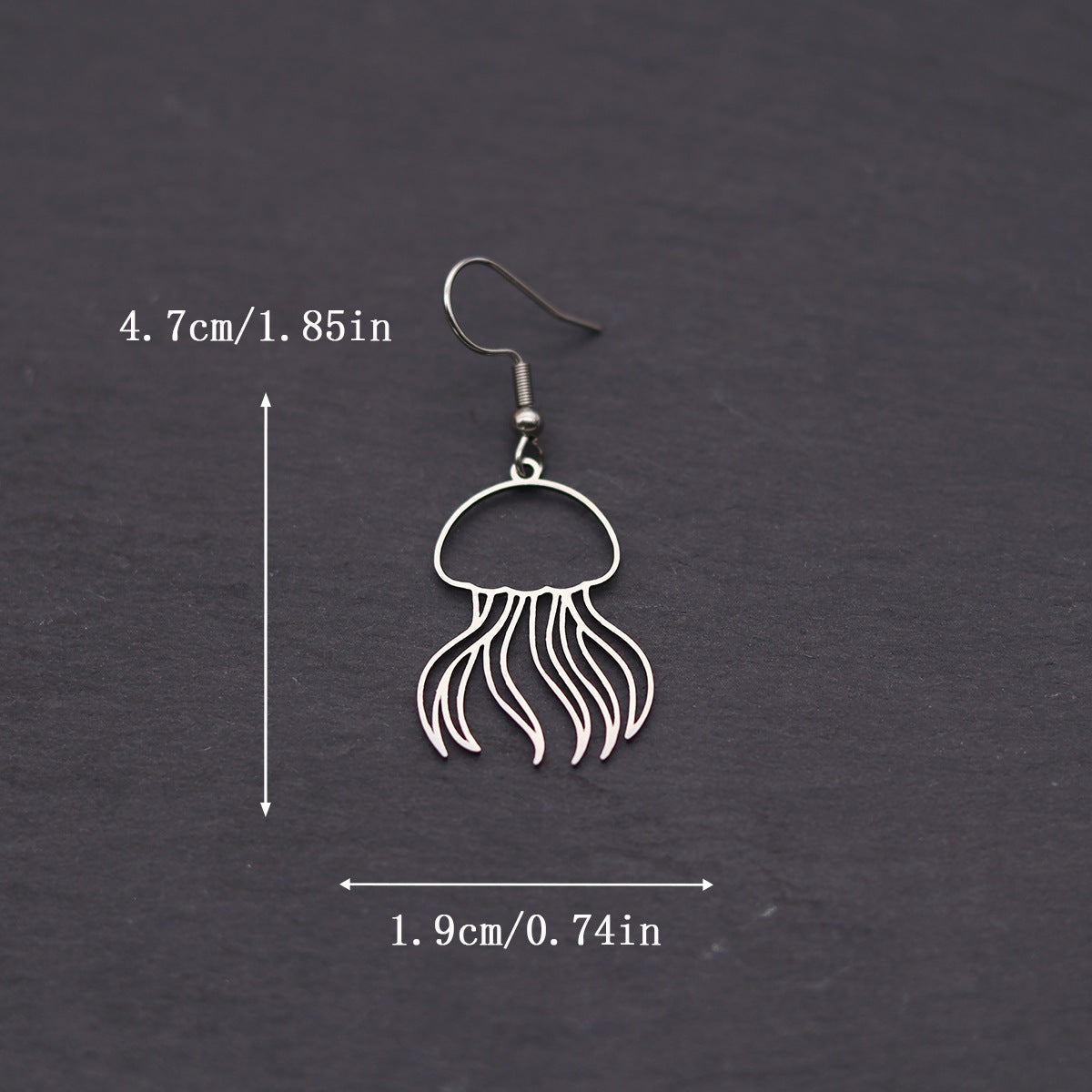 Marine Feng Shui Jellyfish Earrings Creative Fashionable And Light Luxury