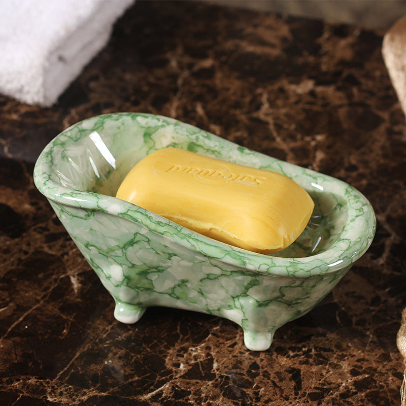 New Marble Ceramic Soap Box