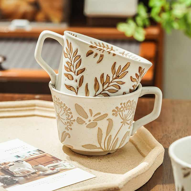 Minimalist Nordic Ceramic Home Hand-Painted Mugs