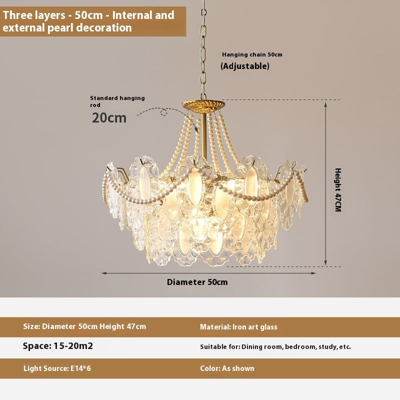 Post-Modern Luxury Of French Bedroom Chandelier