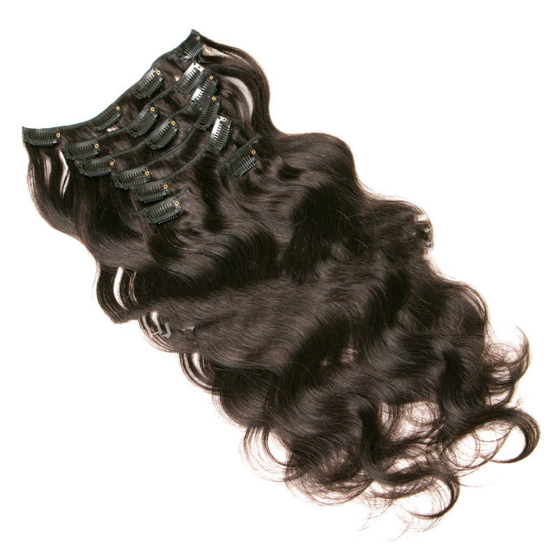 Seven-Piece Set of Clip Live Hair