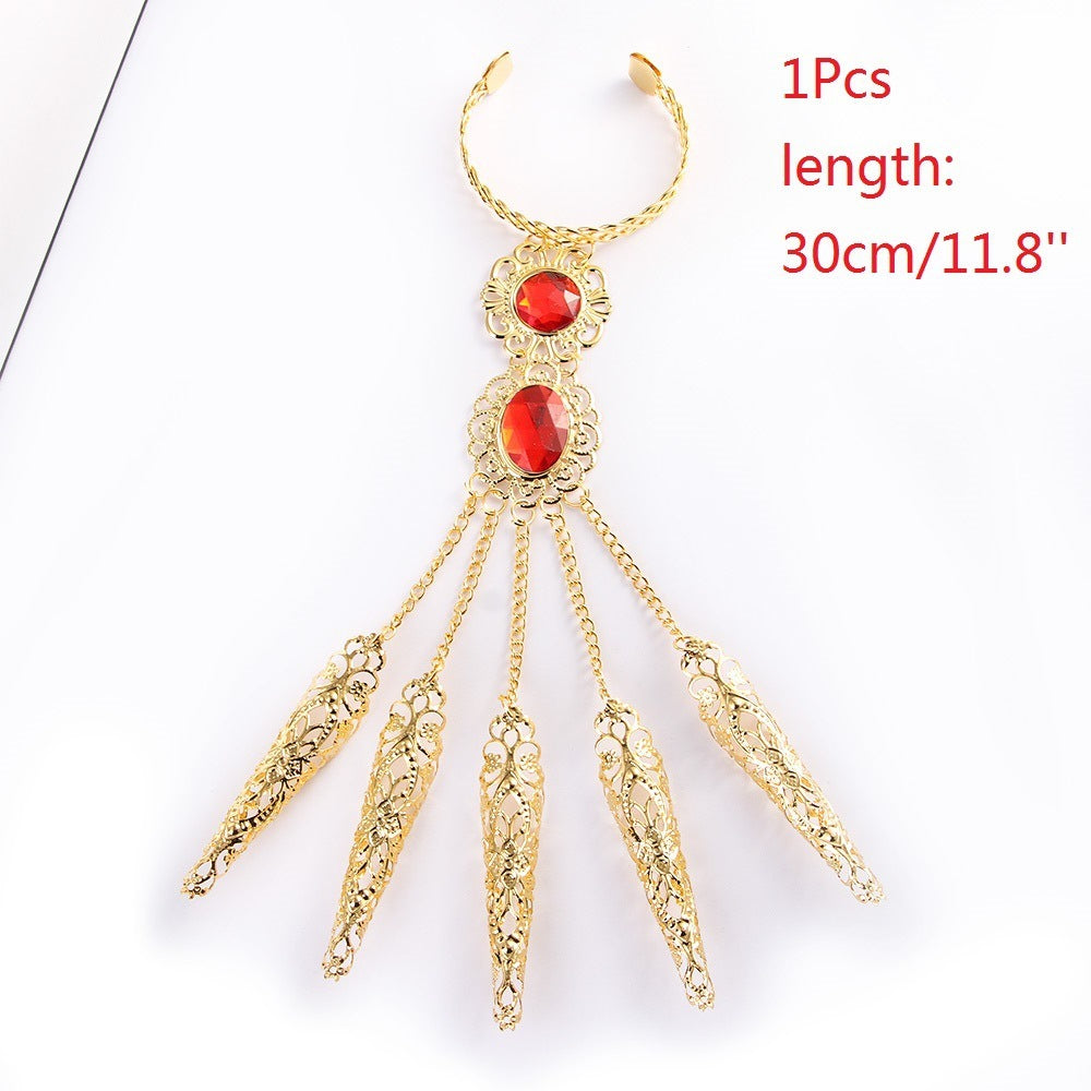 Famous Ethnic Style Ancient Belly Dance Set Dance Props Nails