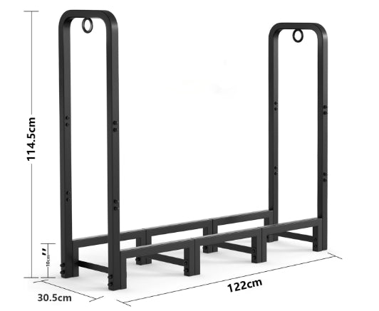 Simple Outdoor Firewood Rack Heavy Duty Storage Rack