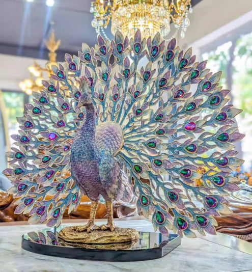 Enamel-Peacock Ornament Classical Decoration