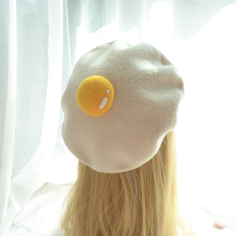 Poached Egg Beret