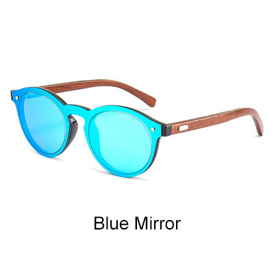 Wood Grain Plastic SunGlasses
