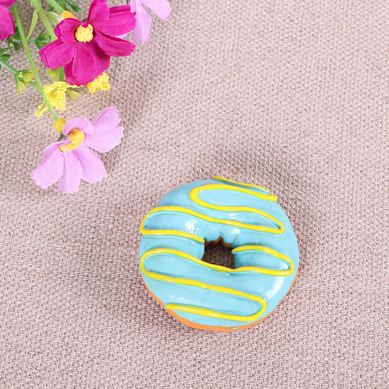 Donut Refrigerator Magnet Food Bread Simulation Three-Dimensional Magnet Magnetic Creative Refrigerator Magnet