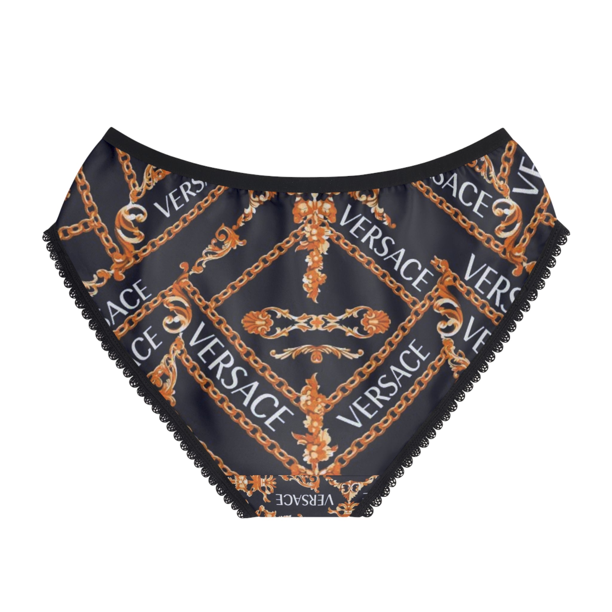 Luxury Women's Briefs - Stylish Chain Design Underwear