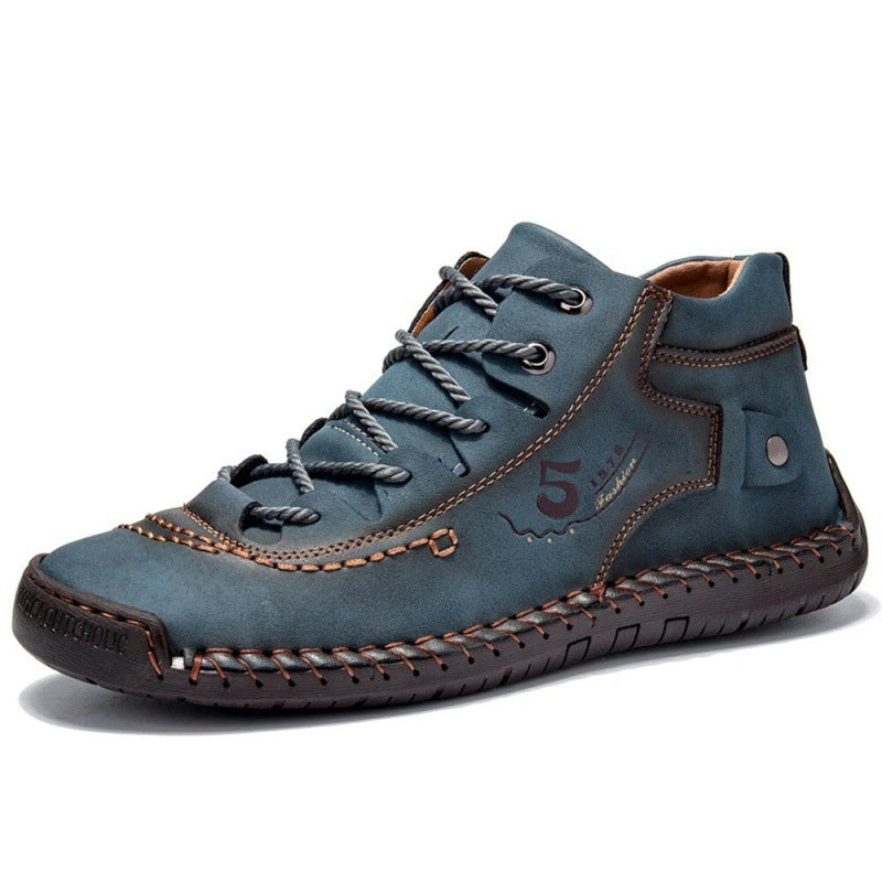 Men's Foreign Trade Business Men's Shoes Hand-Sewn