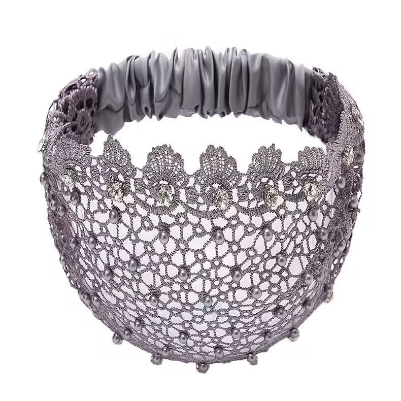 Hollow Hair Band Beaded Douyin Online Influencer Wide Edge