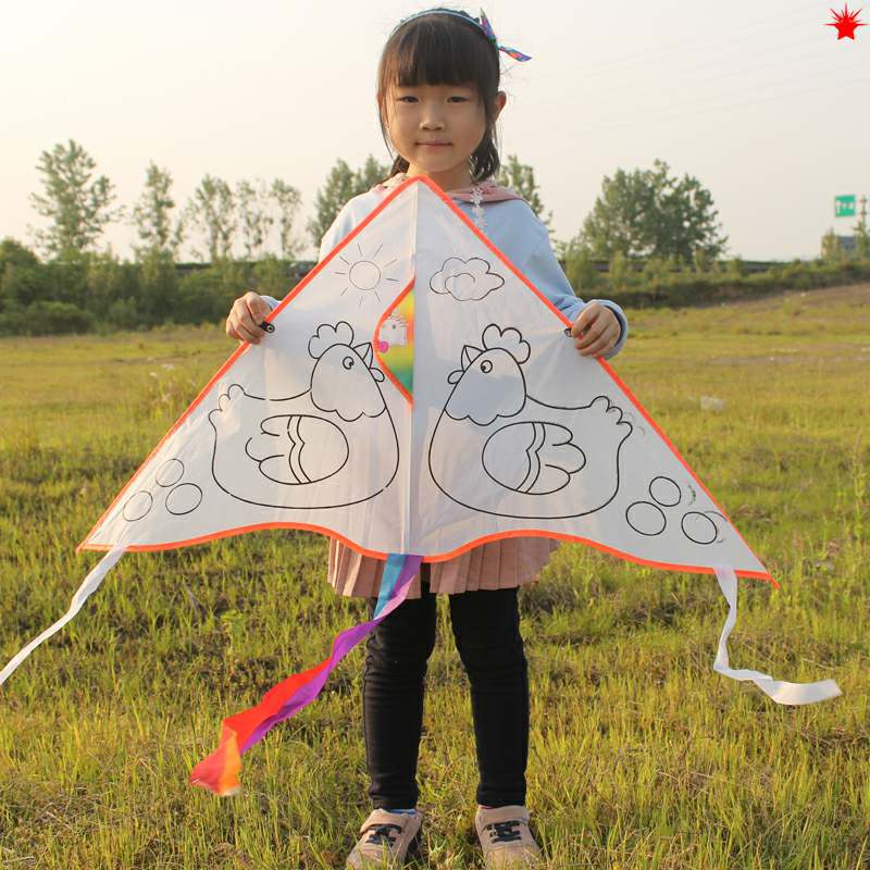 Children Kite Diy Graffiti