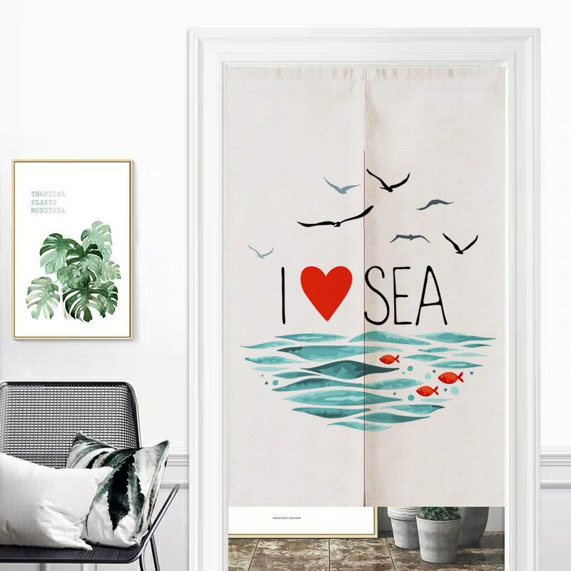 Household Non-Perforated Anti-Mosquito Printing Curtain