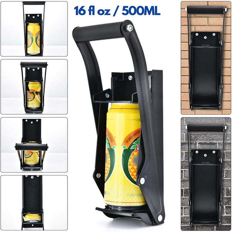 Wall-Mounted Hand Pull Cans Can Pressing Machine Shrink Flattening Device