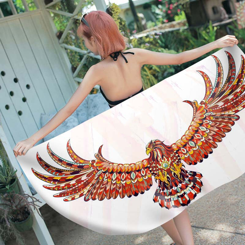 Rectangular Beach Towel Digital Printing Towel