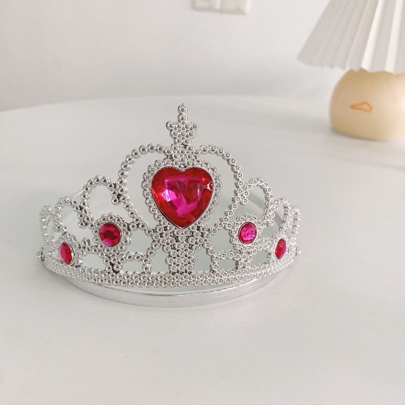 Happy Birthday Letter Plastic Crown Children Princess Tiara