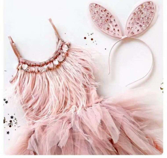 Feather Princess Dress