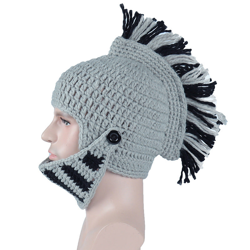 Hand-Woven Knitted Hat