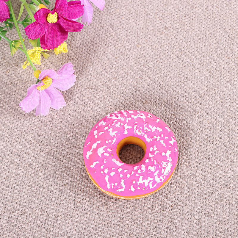 Donut Refrigerator Magnet Food Bread Simulation Three-Dimensional Magnet Magnetic Creative Refrigerator Magnet
