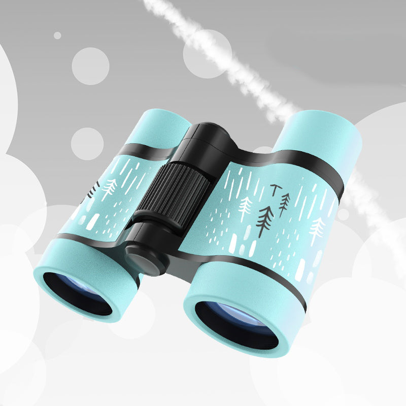 Children Holding Binoculars