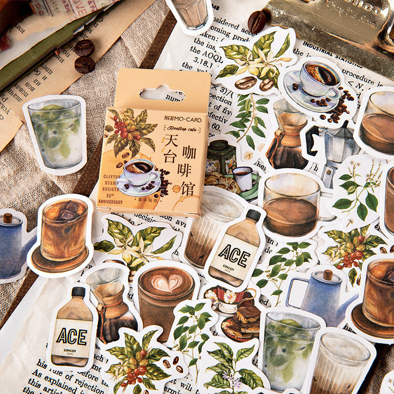 Alien Handbook Rooftop Cafe 46 Boxed Stickers