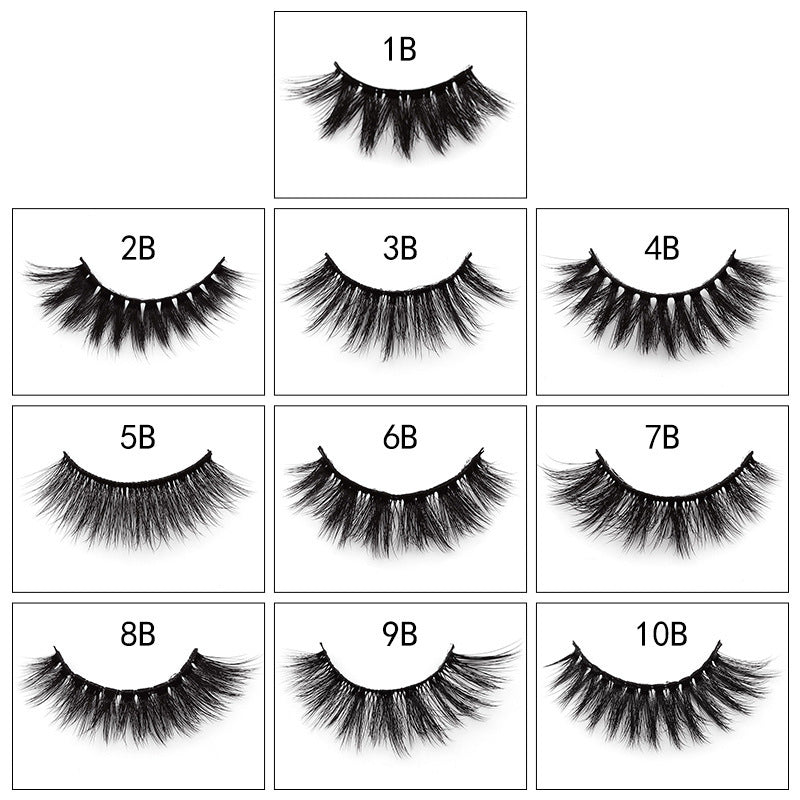 Imitation Mink Thick Handmade Natural Eyelashes