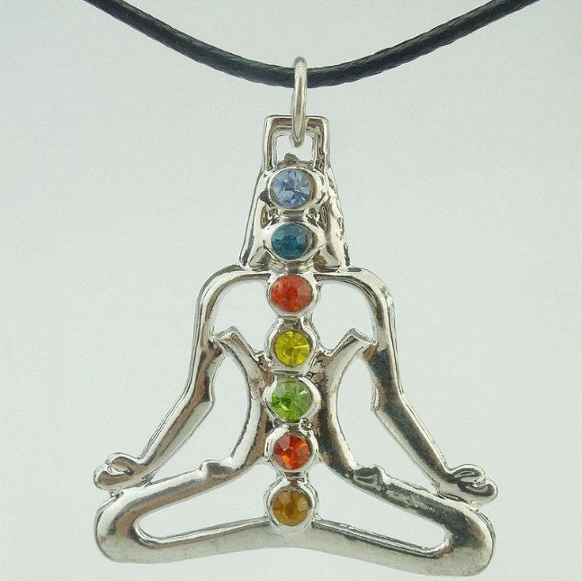 Yoga Meditation Buddha Statue Necklace