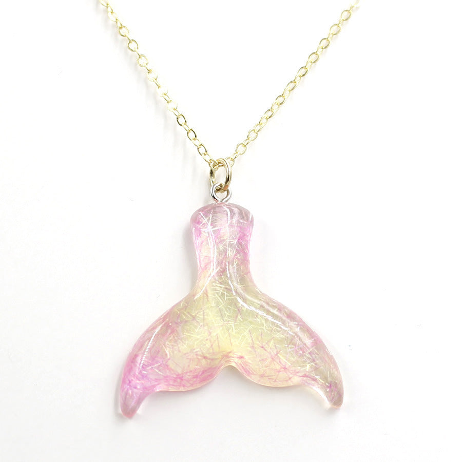 Mermaid Sequined Fishtail Necklace