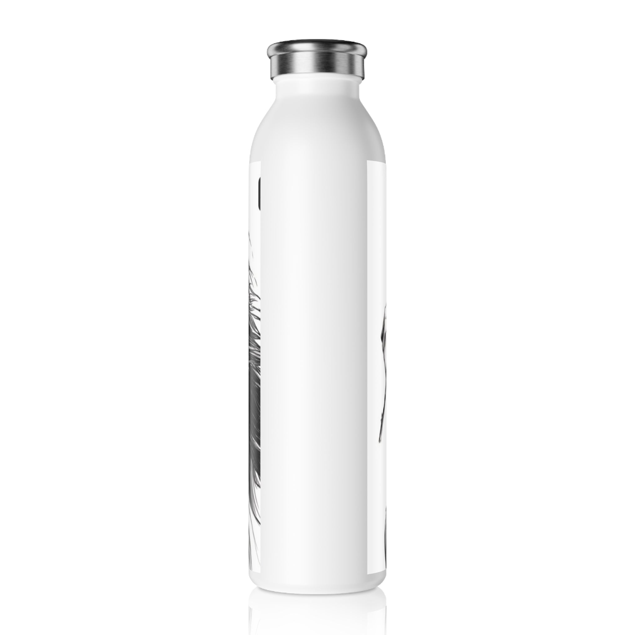 Rose Smelling Lady Slim Water Bottle
