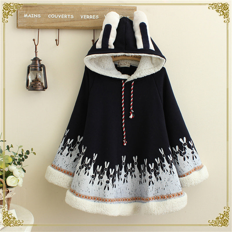 Rabbit and Velvet Cloak