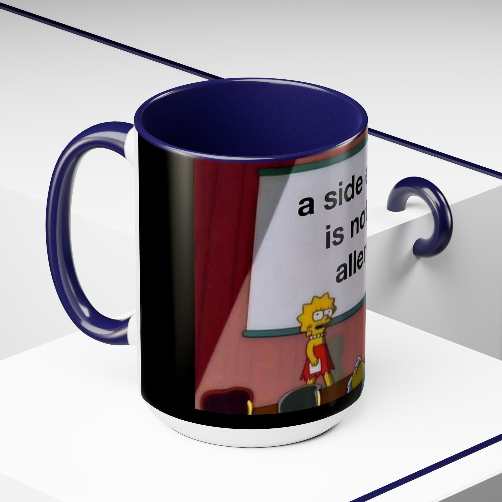 Two-Tone Coffee Mugs, 15oz