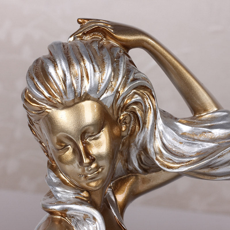 Beautifully Designed Mermaid  Wine Bottle Holder. Resin
