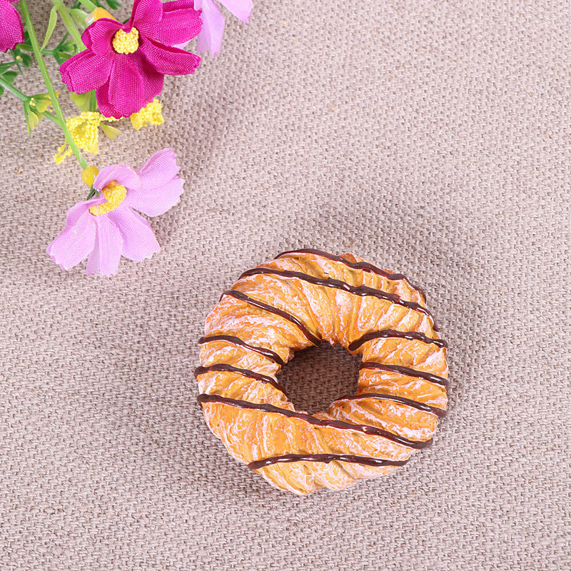 Donut Refrigerator Magnet Food Bread Simulation Three-Dimensional Magnet Magnetic Creative Refrigerator Magnet