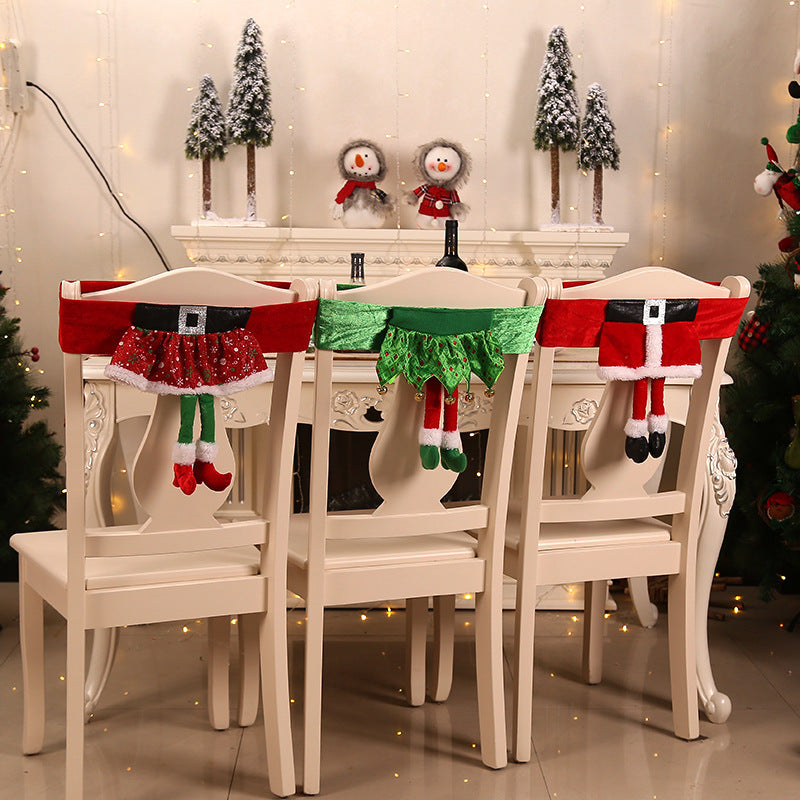 Christmas Chair Cover New Santa Belt Chair Cover